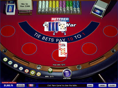 Casino War Online.